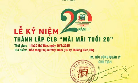 Chuẩn bị Lễ kỷ niệm 20 năm truyền thống "Mãi mãi tuổi 20"