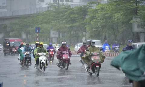 Bắc bộ mưa rào và dông, ngày nắng gián đoạn
