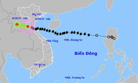 Bão số 5 suy yếu thành áp thấp nhiệt đới, Bắc Bộ và Bắc Trung Bộ mưa lớn