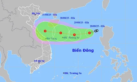 Áp thấp nhiệt đới gây biển động mạnh ở Biển Đông