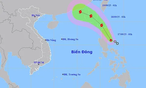 Ngày 17/9, Áp thấp nhiệt đới có khả năng mạnh lên thành bão