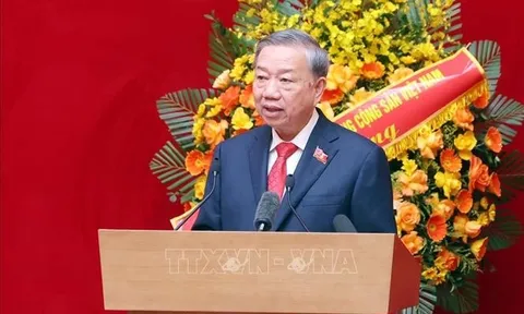 Tổng Bí thư Tô Lâm: Công an nhân dân vì nhân dân mà phục vụ và dựa vào nhân dân mà làm việc