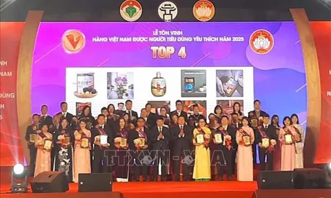 Tôn vinh "Hàng Việt Nam được người tiêu dùng ưa thích" năm 2025