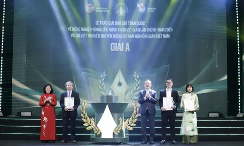 45 tác phẩm báo chí tiêu biểu viết về nông nghiệp, nông dân, nông thôn được vinh danh, trao thưởng