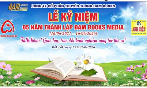 Thông cáo báo chí: Lễ kỷ niệm 5 năm thành lập Đam Books Media