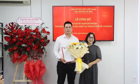 Ông Lương Quốc Đăng được bổ nhiệm làm Phó Văn phòng đại diện Tạp chí Phụ nữ Mới tại TP.HCM