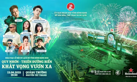 Bình Định khai mạc Lễ hội Du lịch Hè 2025 với đêm nghệ thuật đặc sắc tại Quy Nhơn