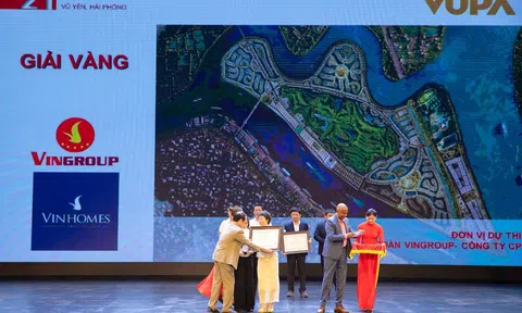 Vinhomes Royal Island nhận giải Vàng VUPA: Đô thị đảo kiểu mẫu cho cộng đồng tinh hoa toàn cầu