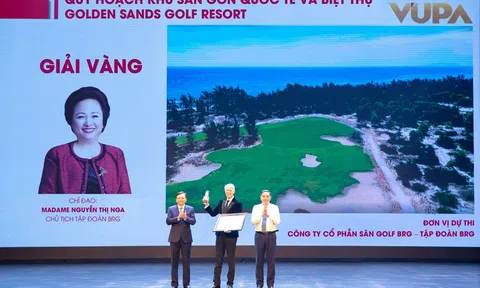 Golden Sands Golf Resort đạt giải Vàng Giải thưởng Quy hoạch đô thị Quốc gia