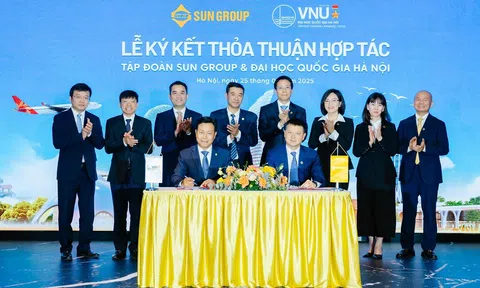 Đại học Quốc gia Hà Nội ký kết hợp tác với Tập đoàn Sun Group trong đào tạo và xây dựng chiến lược