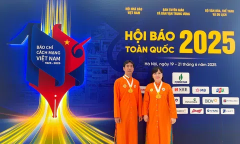 Đại diện Chùa Thiền Tông Tân Diệu tham dự Lễ kỷ niệm 100 năm Ngày Báo chí Cách mạng Việt Nam