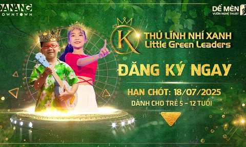Da Nang Downtown đồng hành cùng Vườn nghệ thuật Dế Mèn tổ chức cuộc thi King & Queen – Thủ lĩnh nhí xanh 2025