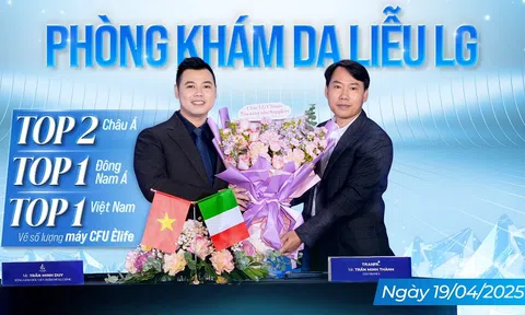 Phòng khám Da liễu LG xác lập kỷ lục mới: Top 1 Đông Nam Á về số lượng máy CFU Èlife