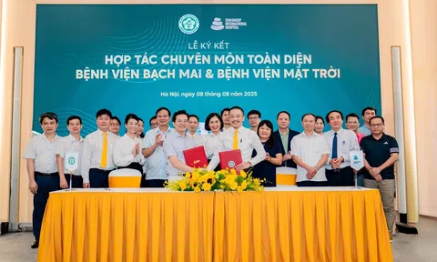 Tăng cường kết nối y tế công - tư: Bệnh viện Mặt Trời hợp tác toàn diện với Bệnh viện Bạch Mai