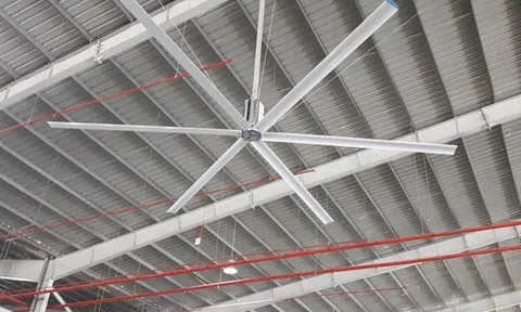 Quạt trần công nghiệp HVLS – Xu hướng giải pháp làm mát tiết kiệm