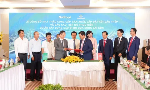 Nutifood công bố nhà thầu kết cấu thép dự án cầu đi bộ qua sông Sài Gòn