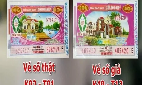 Cảnh giác với vé số giả và những hệ lụy pháp luật