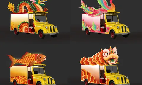 Mùa Trung thu chưa từng có ở Quảng Ninh: Đoàn xe đèn lồng khổng lồ kết hợp bắn pháo hoa nghệ thuật