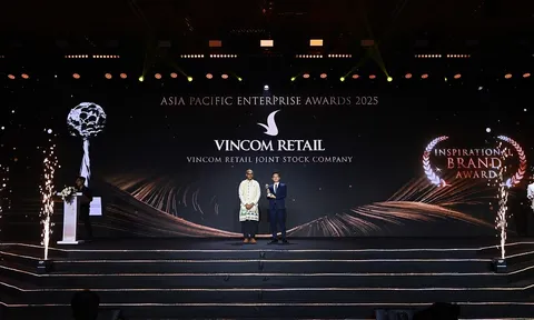 Vincom Retail chinh phục giải thưởng “Thương hiệu Truyền cảm hứng châu Á 2025”