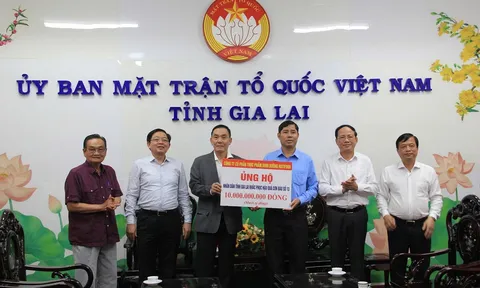 Nutifood ủng hộ 10 tỷ đồng hỗ trợ người dân Gia Lai bị ảnh hưởng bão Kalmaegi