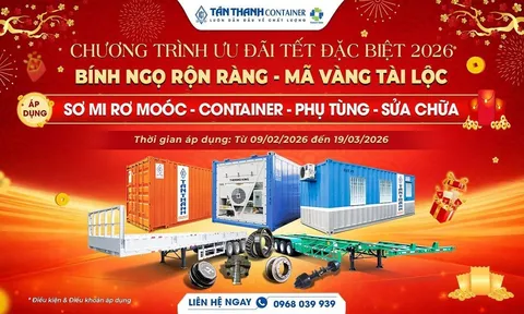 Chương trình Khuyến mãi “Bính Ngọ rộn ràng - Mã vàng tài lộc” cùng Tân Thanh Container