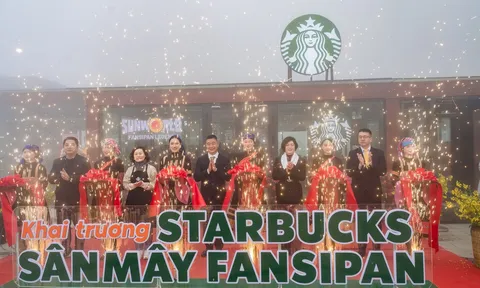 Fansipan chính thức có cửa hàng Starbucks cao nhất châu Á 