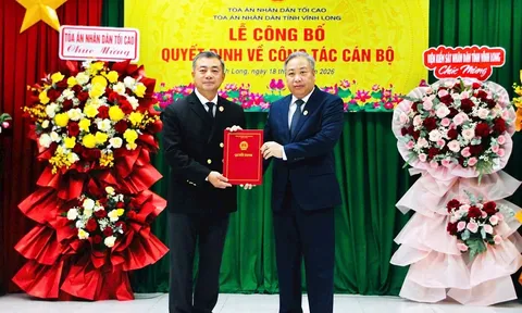 Vĩnh Long: Bổ nhiệm tân Chánh án TAND tỉnh
