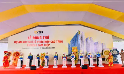 TP. Đồng Nai: Động thổ Dự án Khu nhà ở phức hợp cao tầng phường Tam Hiệp