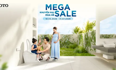 TOTO Việt Nam gia hạn siêu ưu đãi mùa hè: Cùng TOTO “Tô điểm tiện nghi, Tô màu cuộc sống” trọn vẹn hơn