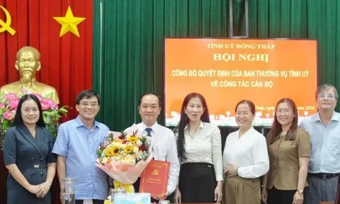 Đồng Tháp có tân Phó Trưởng ban Tổ chức Tỉnh ủy