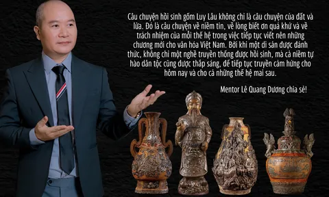 Mentor Lê Quang Dương: "Hồi sinh gốm Luy Lâu không chỉ là câu chuyện của đất và lửa"