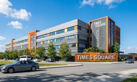 Công trình trường học tại Tổ hợp Times Square Hà Nội chính thức cất nóc và tăng tốc hoàn thiện