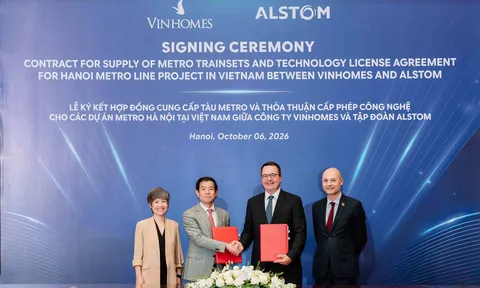Vingroup hợp tác Alstom cung cấp 200 đoàn tàu Metropolis không người lái cho Hà Nội