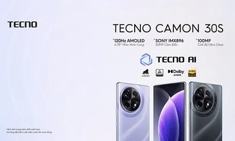 TECNO CAMON 30S: TRẢI NGHIỆM MÀN CONG THỜI THƯỢNG, CHỤP ẢNH AI CHẤT LƯỢNG