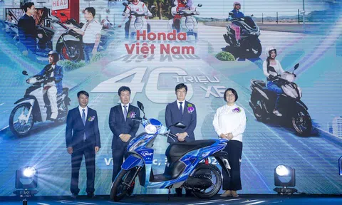 Công ty Honda xuất xưởng chiếc xe máy thứ 40 triệu tại Việt Nam