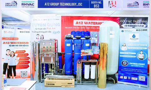 Vì sao công nghệ lọc nước của A12 gây chú ý tại triển lãm CLEANFACT – RHVAC 2025?