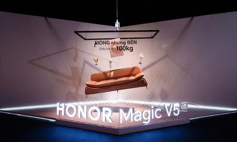 HONOR Magic V5 - smartphone gập siêu mỏng, siêu bền, AI toàn diện, pin khủng
