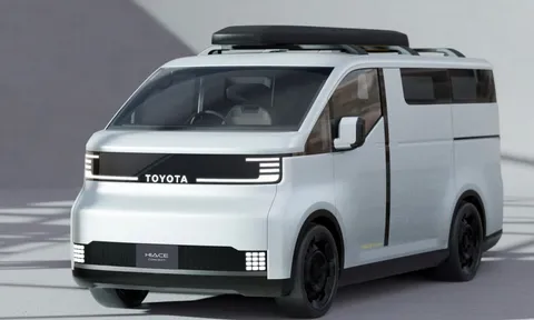 Toyota hé lộ HIACE Concept thế hệ mới: Lột xác với thiết kế không cột bên và khoang lái siêu tương lai