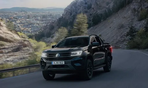 Bán tải Volkswagen Amarok Dark Label 2026 ra mắt: Hầm hố, hiện đại và cực ngầu