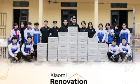 Xiaomi cải tạo điểm trường vùng cao tại Tuyên Quang và Thái Nguyên, cùng chiến dịch Xiaomi Renovation 2025