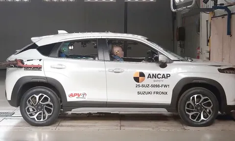 Suzuki Fronx chỉ đạt 1 sao ANCAP: Lỗi dây an toàn ghế sau gây lo ngại lớn