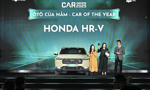 Honda HR-V được vinh danh ‘Ô tô của năm 2025’ tại Việt Nam, lập cú đúp giải thưởng đầy ấn tượng