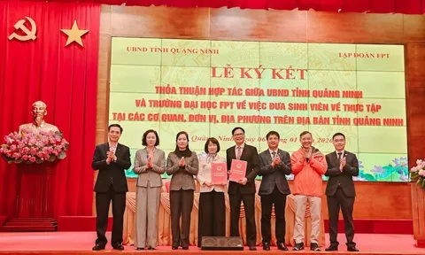 FPT đưa sinh viên công nghệ về địa phương hỗ trợ triển khai NQ57