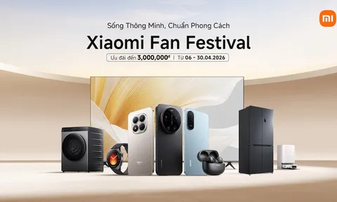 Xiaomi khởi động Xiaomi Fan Festival 2026, tung hàng loạt ưu đãi cho mọi thiết bị Xiaomi