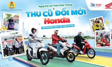 Honda Việt Nam khởi động chương trình “Thu cũ đổi mới” thông qua chuỗi sự kiện “Bền bỉ đồng hành – Tiết kiệm an tâm” tại các khu công nghiệp trên cả nước