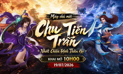 Võ Lâm Miễn Phí ra mắt máy chủ mới Chu Tiên Trấn, cơ hội đua top nhận tượng vàng Kim Mã