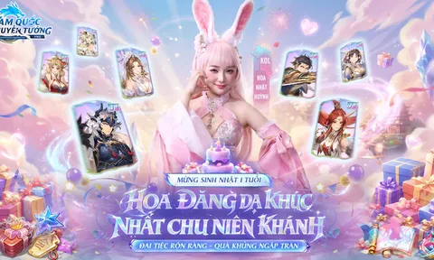 Đại tiệc sinh nhật 1 tuổi Tam Quốc Huyễn Tướng VNG sôi động cùng Hoa Nhật Huỳnh