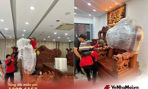 Bật mí quy trình chuyển nhà trọn gói chuẩn 8 bước tại VeNhaMoi