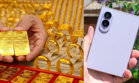 Giá vàng hôm nay trưa 25/9: Vàng SJC diễn biến lạ, vàng 9999 neo cao, Samsung Z Fold 8 giá bao nhiêu?