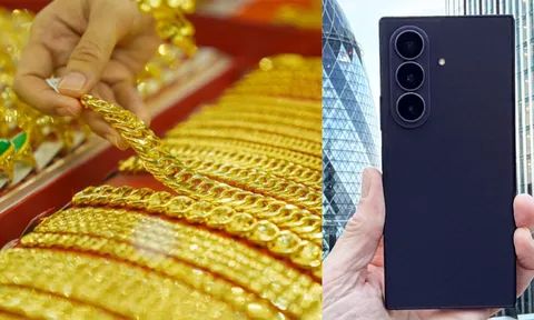 Giá vàng hôm nay trưa 28/9: Vàng SJC, vàng 9999 bốc hơi tới 1,3 triệu đồng, Samsung Z Fold 8 Ultra có rẻ